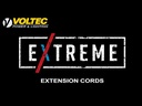 Voltec Extreme All Weather Extension Cord with Lighted End